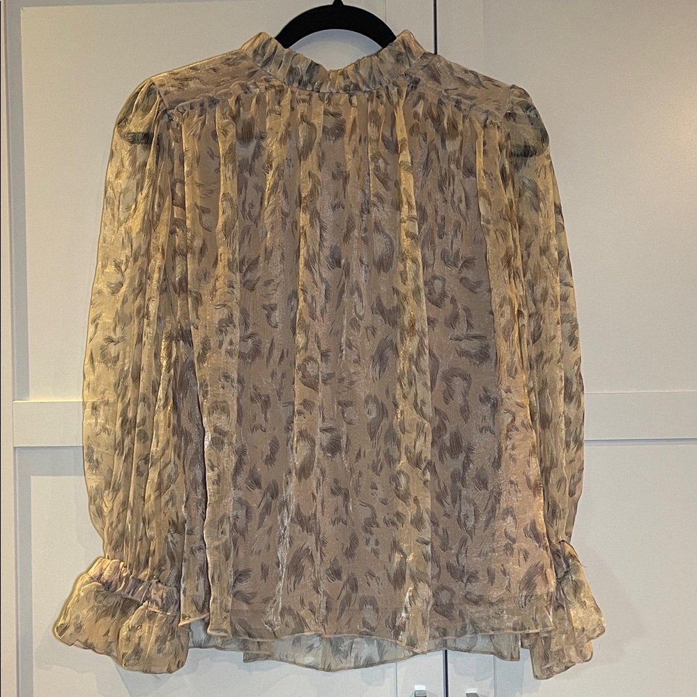 Leopard Print Blouse